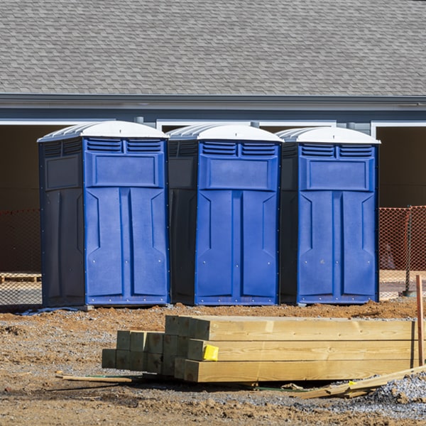 what is the maximum capacity for a single portable restroom in Monette Arkansas